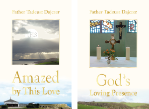Zestaw dwóch tomów "Meditations on the Eucharist" ks. T. Dajczera